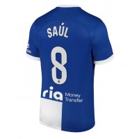 Camisa de Futebol Atletico Madrid Saul Niguez #8 Equipamento Secundário 2023-24 Manga Curta